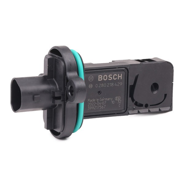 Sensor de fluxo (consumo) de ar, medidor de consumo M.A.F. - (Mass Airflow) 0280218429 Bosch