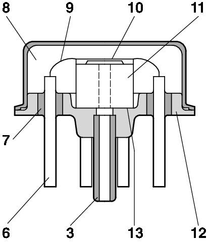 Sensor de pressão de supercompressão 0281002244 Bosch