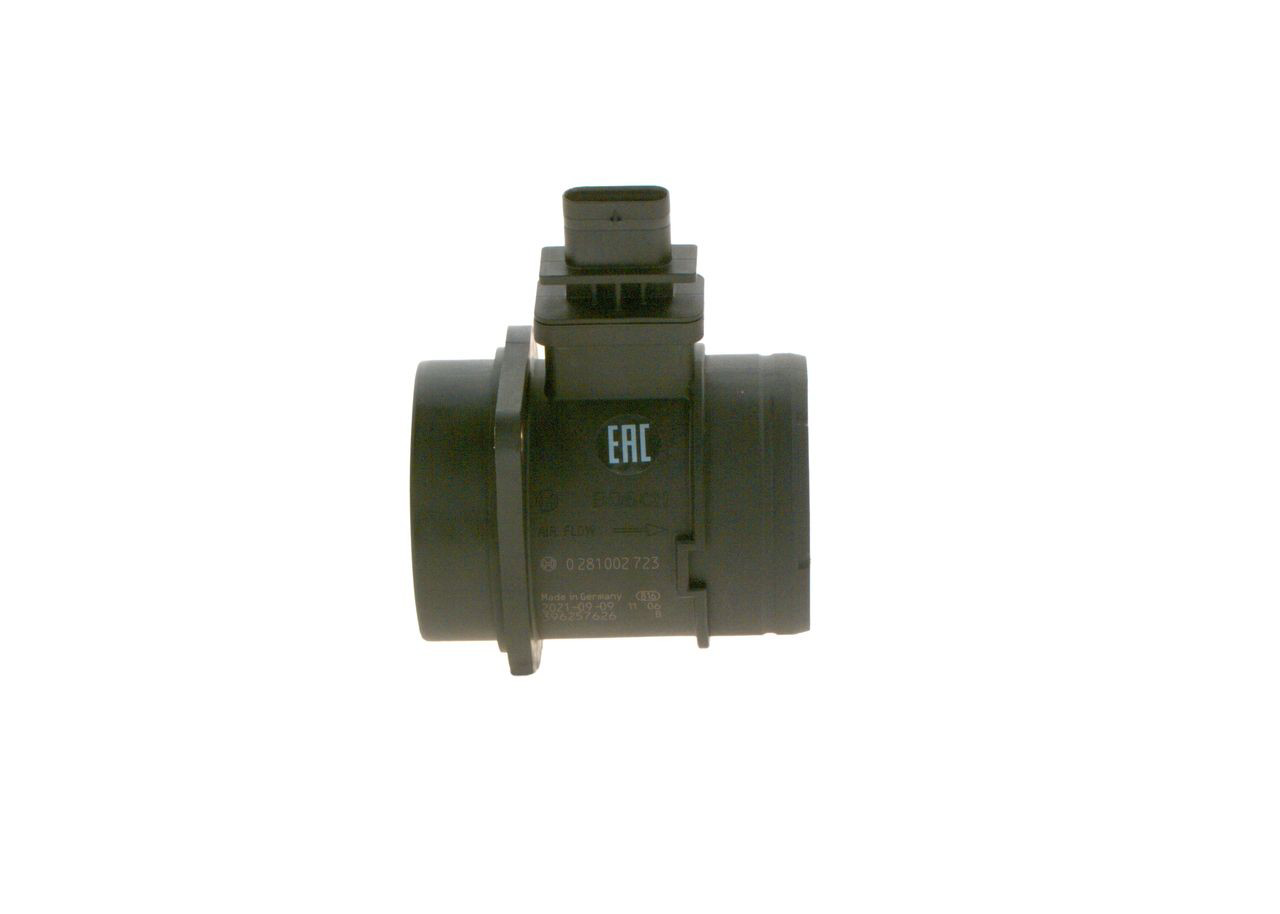 Sensor de fluxo (consumo) de ar, medidor de consumo M.A.F. - (Mass Airflow) 0281002723 Bosch
