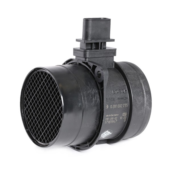 Sensor de fluxo (consumo) de ar, medidor de consumo M.A.F. - (Mass Airflow) Bosch 0281002735 preço, a partir de 76,80 USD