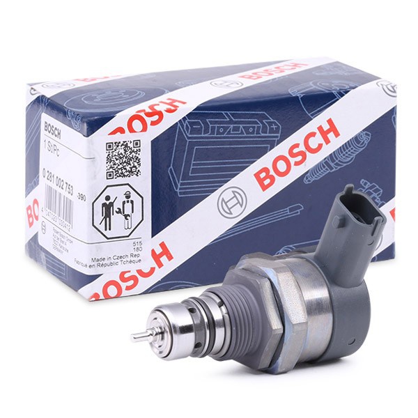 Regulador de pressão de combustível na régua de injectores 0281002753 Bosch