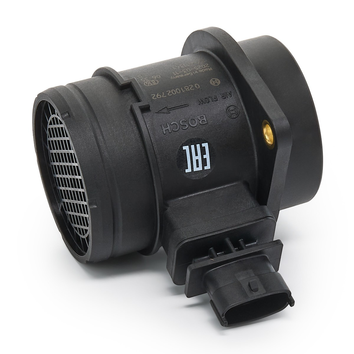 0281002792 Bosch Sensor de fluxo (consumo) de ar, medidor de consumo M.A.F. - (Mass Airflow)