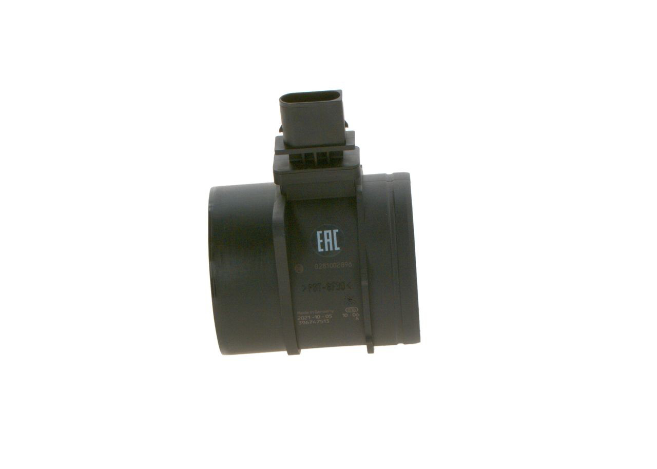 Sensor de fluxo (consumo) de ar, medidor de consumo M.A.F. - (Mass Airflow) Bosch 0281002896