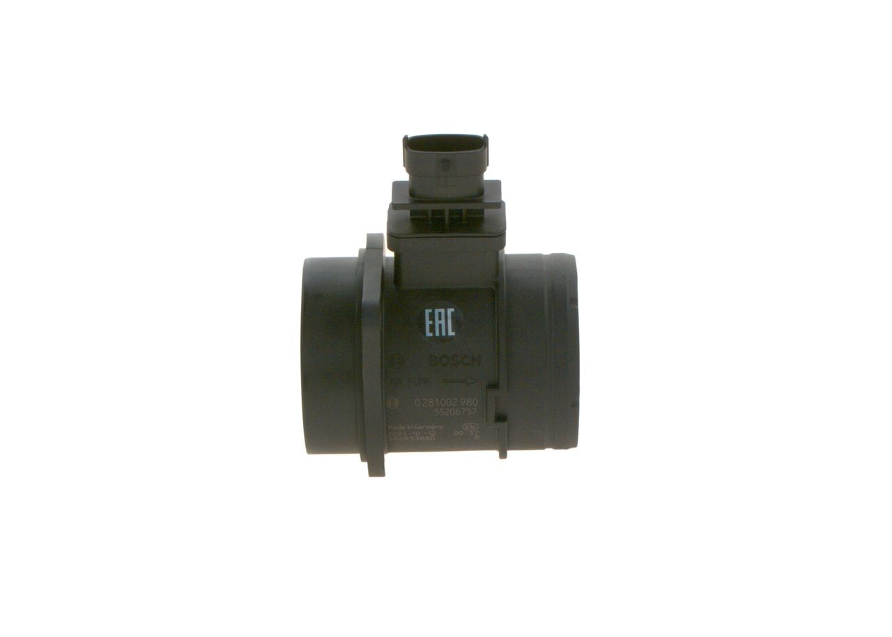 Sensor de fluxo (consumo) de ar, medidor de consumo M.A.F. - (Mass Airflow) Bosch 0281002980