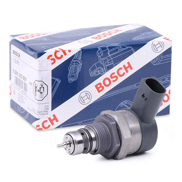 Regulador de pressão de combustível na régua de injectores 0281002991 Bosch