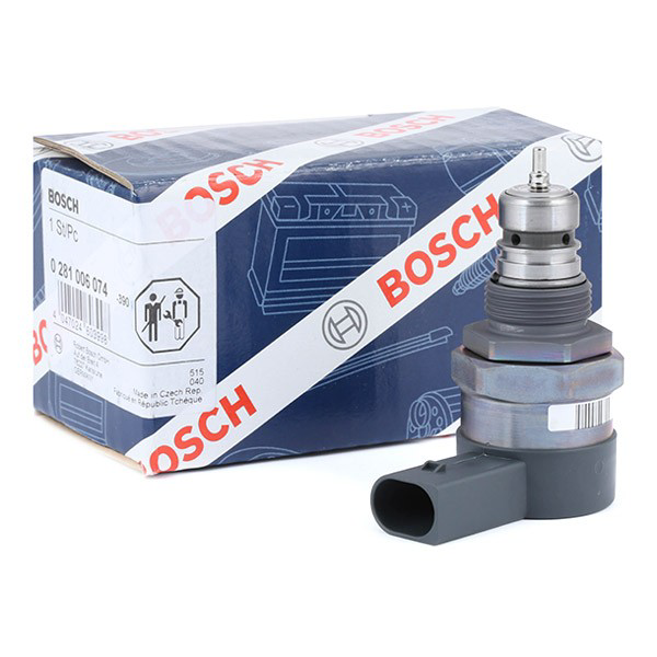 Regulador de pressão de combustível na régua de injectores 0281006074 Bosch