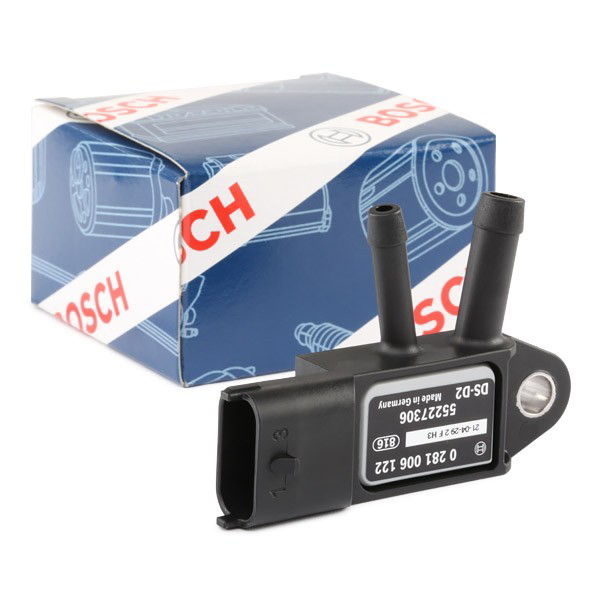 0281006122 Bosch Sensor de pressão dos gases de escape