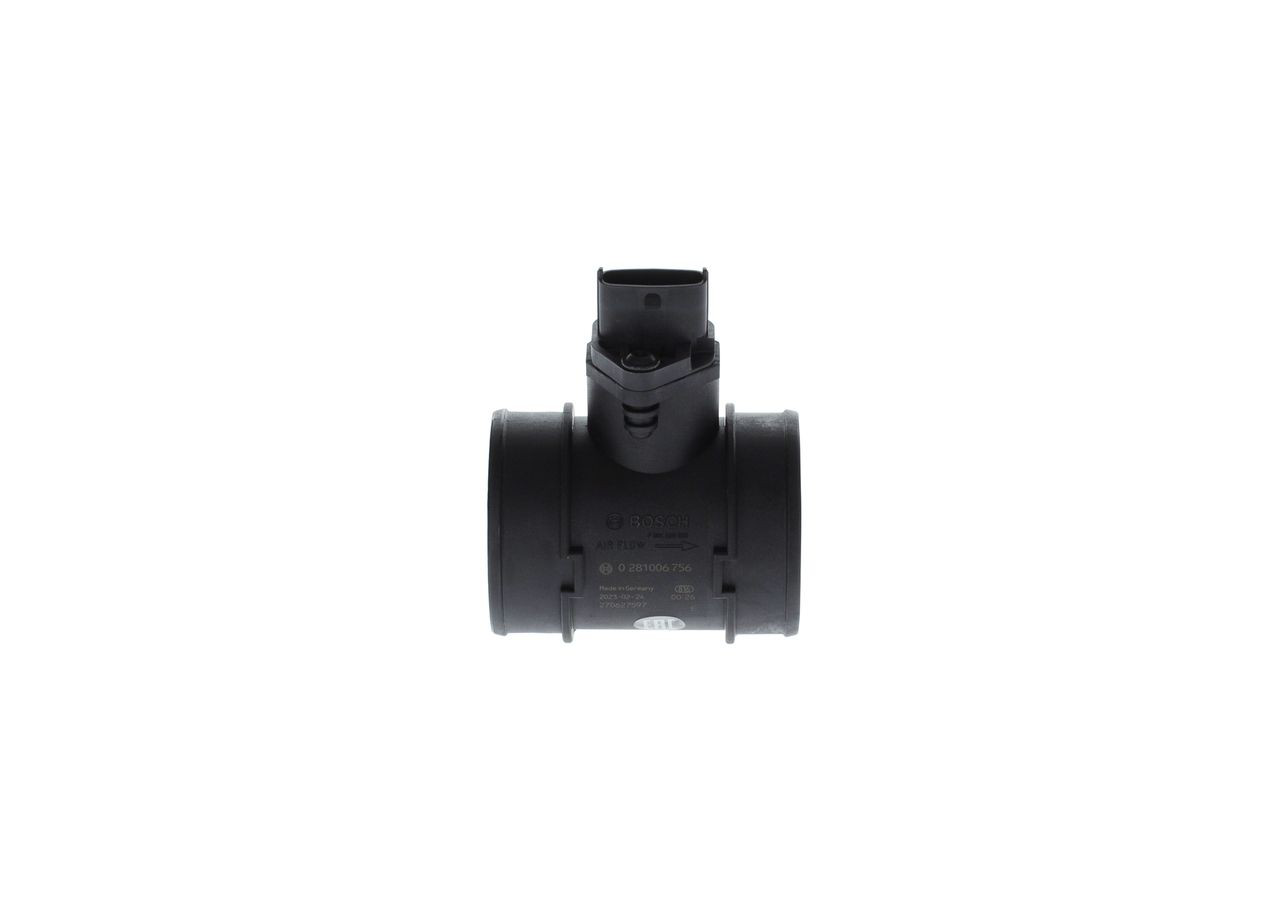 Sensor de fluxo (consumo) de ar, medidor de consumo M.A.F. - (Mass Airflow) Bosch 0281006756