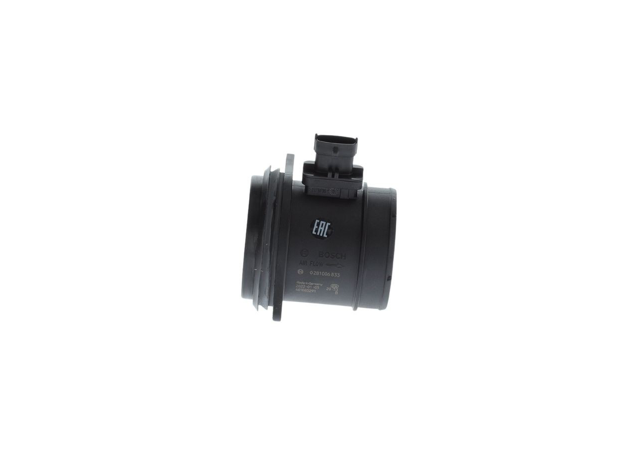Sensor de fluxo (consumo) de ar, medidor de consumo M.A.F. - (Mass Airflow) Bosch 0281006833 preço, a partir de 66,40 USD