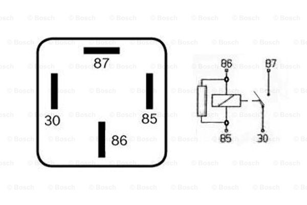 Relê de pisca-pisca 0332019456 Bosch