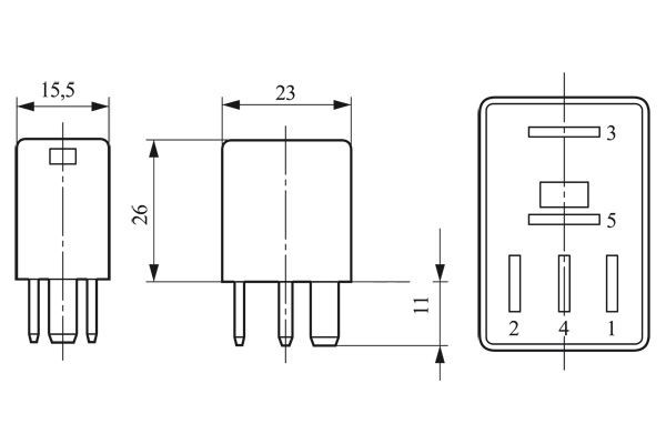 0332207402 Bosch Relê de pisca-pisca