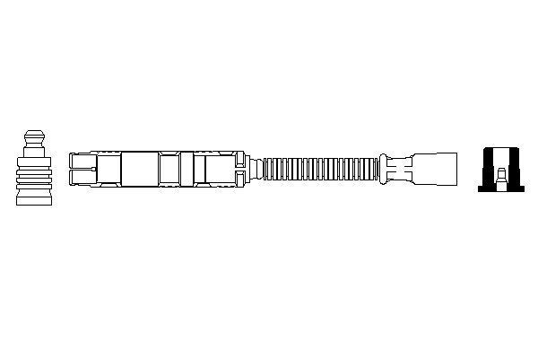 Compre 0356912954 Bosch Fios de alta voltagem, kit