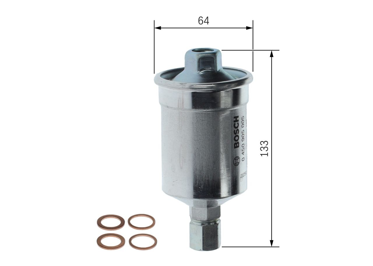 Filtro de combustível 0450905005 Bosch