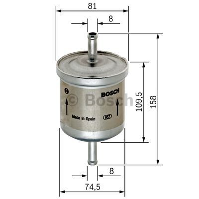 Compre 0450905030 Bosch Filtro de combustível