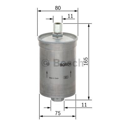 0450905281 Bosch Filtro de combustível