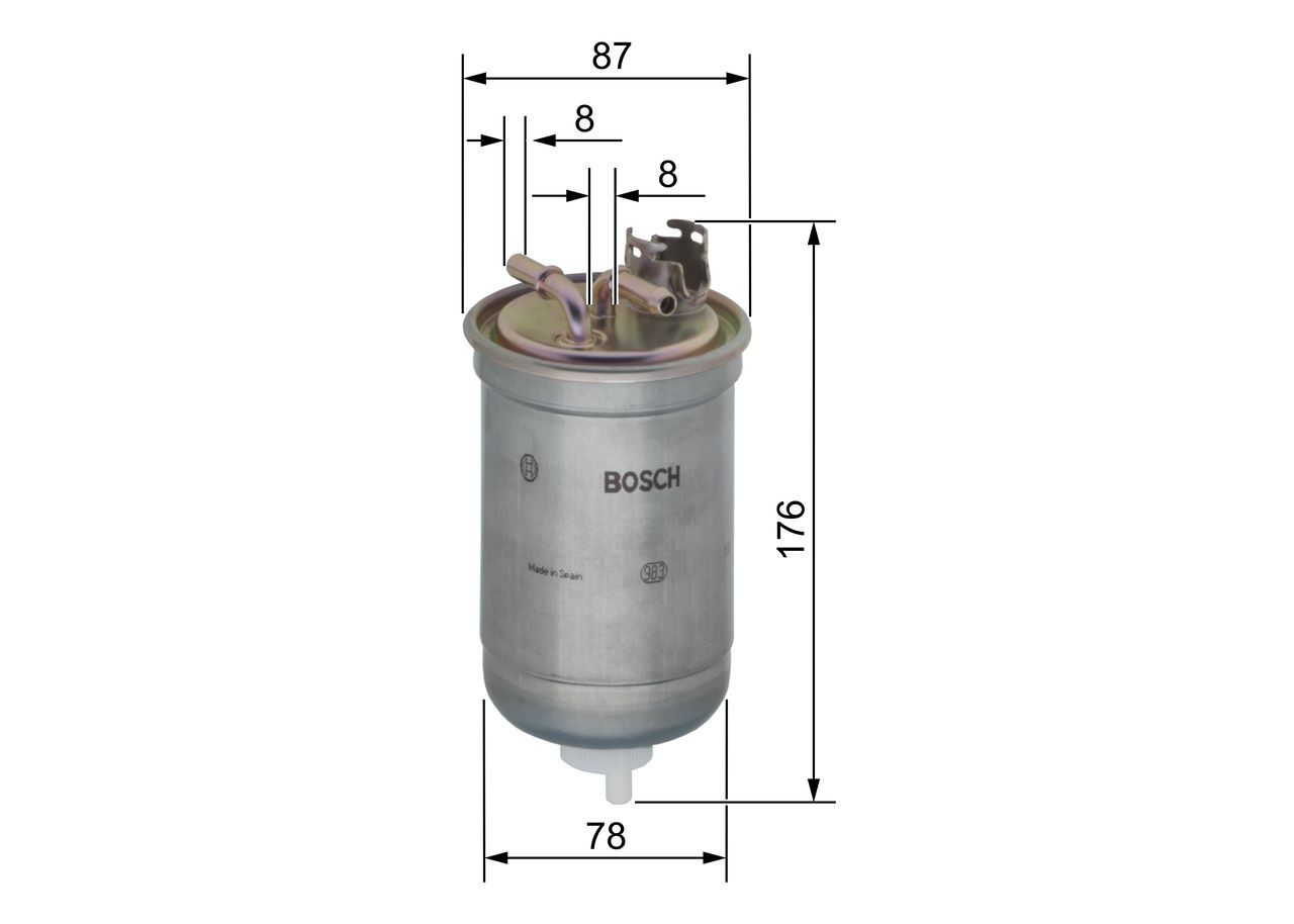Filtro de combustível Bosch 0450906267 preço, a partir de 15,66 USD