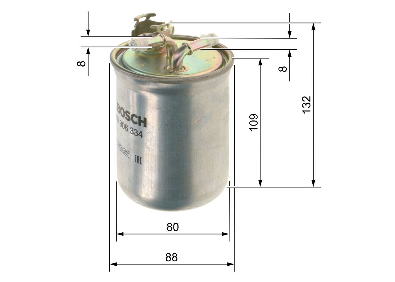 Filtro de combustível Bosch 0450906334