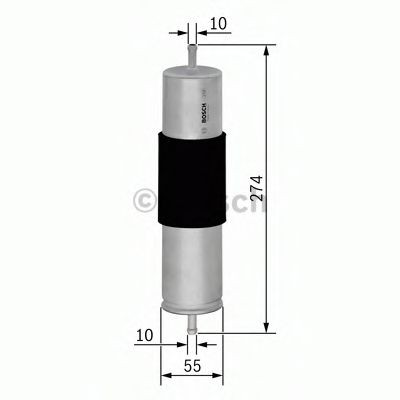 Filtro de combustível 0450906450 Bosch