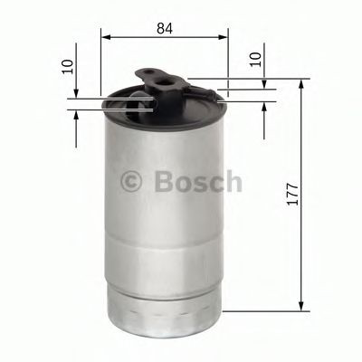 Filtro de combustível 0450906451 Bosch