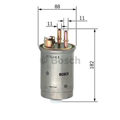 Filtro de combustível 0450906452 Bosch