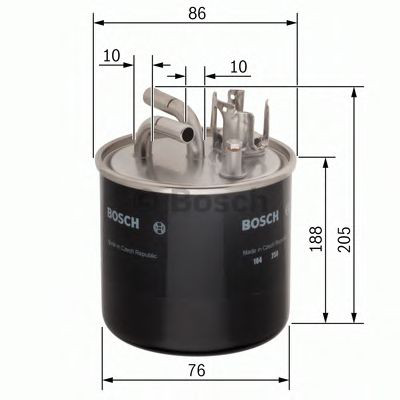 Filtro de combustível Bosch 0450906459