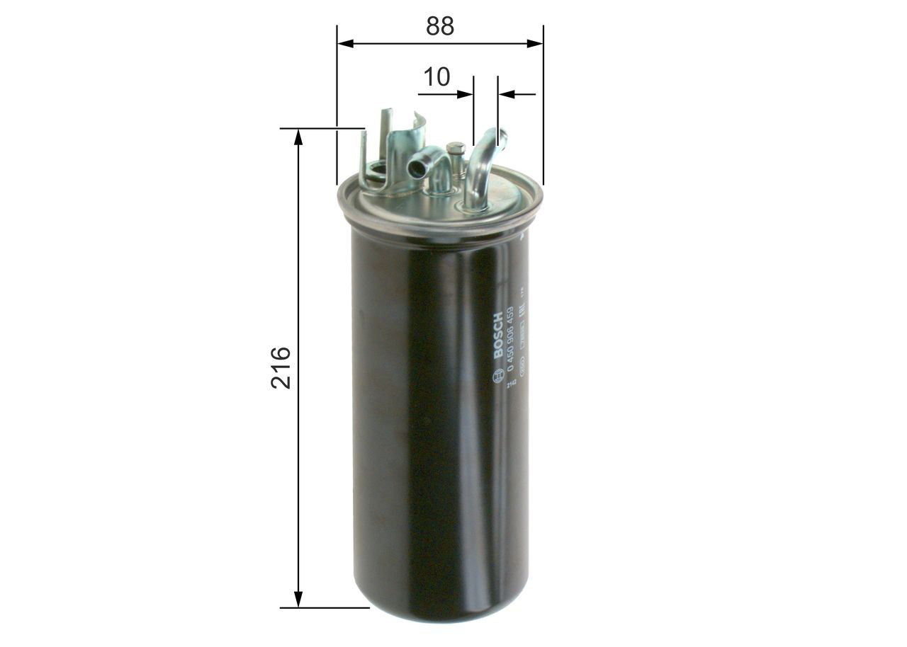 Filtro de combustível 0450906459 Bosch