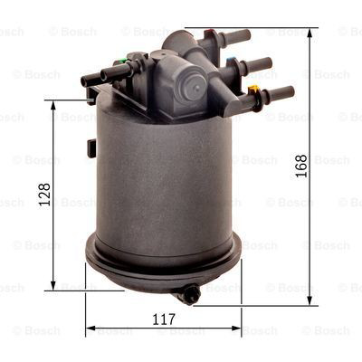 Compre 0450906461 Bosch Filtro de combustível