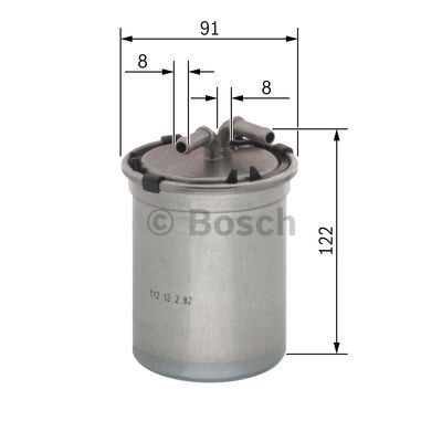 Filtro de combustível 0450906464 Bosch