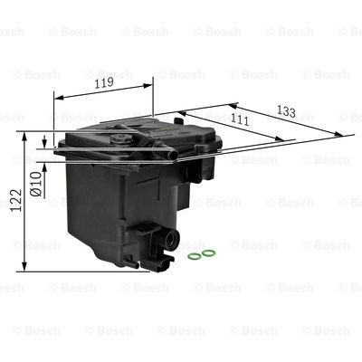 Filtro de combustível 0450907006 Bosch