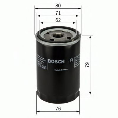 Compre 0451102056 Bosch Filtro de óleo