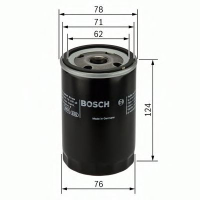 Filtro de óleo 0451103105 Bosch