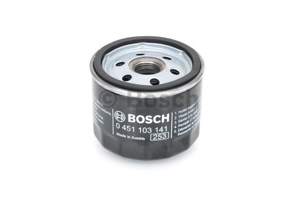 0451103141 Bosch Filtro de óleo