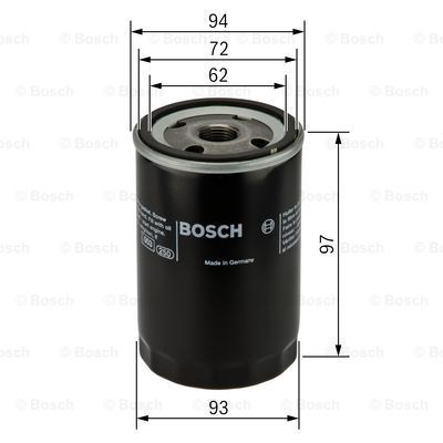 0451103333 Bosch Filtro de óleo