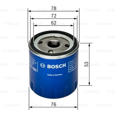 Filtro de óleo 0451103336 Bosch