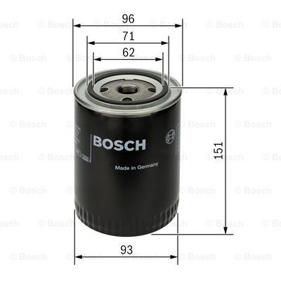 Filtro de óleo Bosch 0451203012 preço, a partir de 8,56 USD
