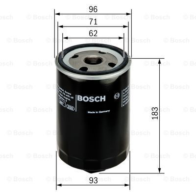 Compre 0451203087 Bosch Filtro de óleo