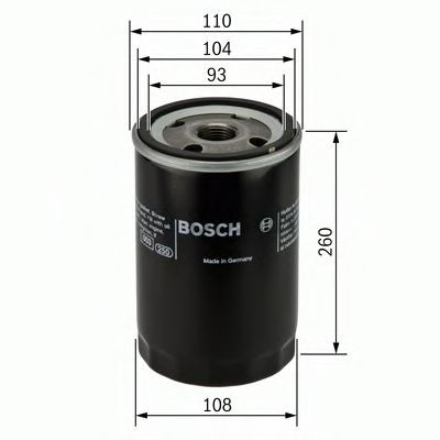 Compre 0451403001 Bosch Filtro de óleo