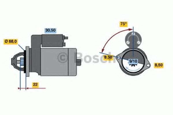 Motor de arranco Chevrolet Lacetti  J200 ao melhor preço