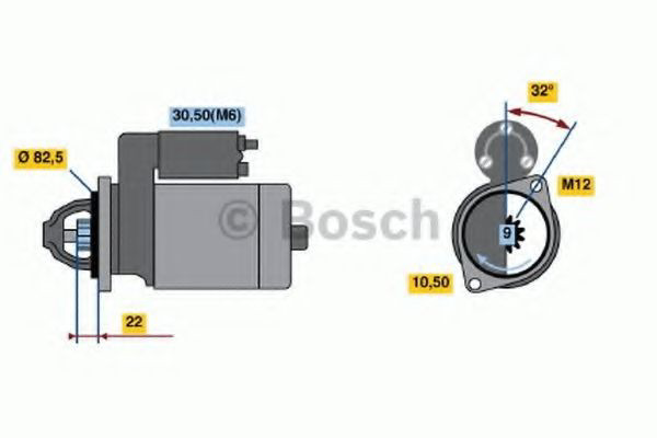 0986017920 Bosch Motor de arranco