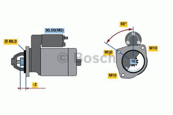 Motor de arranco Bosch 0986018310 preço, a partir de 96,62 USD