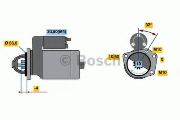 0986020141 Bosch Motor de arranco