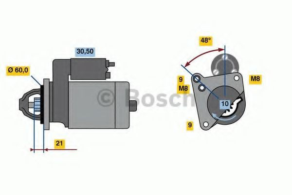 Motor de arranco para Mini COUNTRYMAN R60