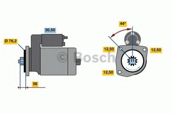 Motor de arranco Bosch 0986024100