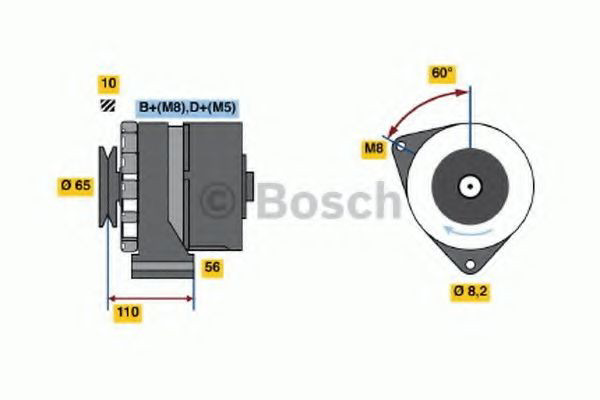 Gerador Bosch 0986034220 preço, a partir de 66,40 USD