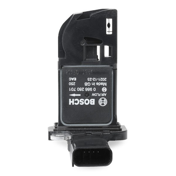 Compre 0986280701 Bosch Sensor de fluxo (consumo) de ar, medidor de consumo M.A.F. - (Mass Airflow)