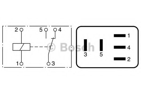 Relê de pisca-pisca 0986332021 Bosch
