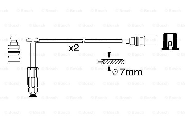 Fios de alta voltagem, kit Bosch 0986356311 preço, a partir de 65,64 USD