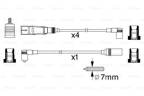 Compre Fios de alta voltagem, kit Audi 100 