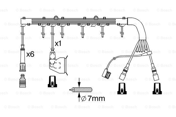 Fios de alta voltagem, kit BMW 12121735216 preço, a partir de 160,80 USD