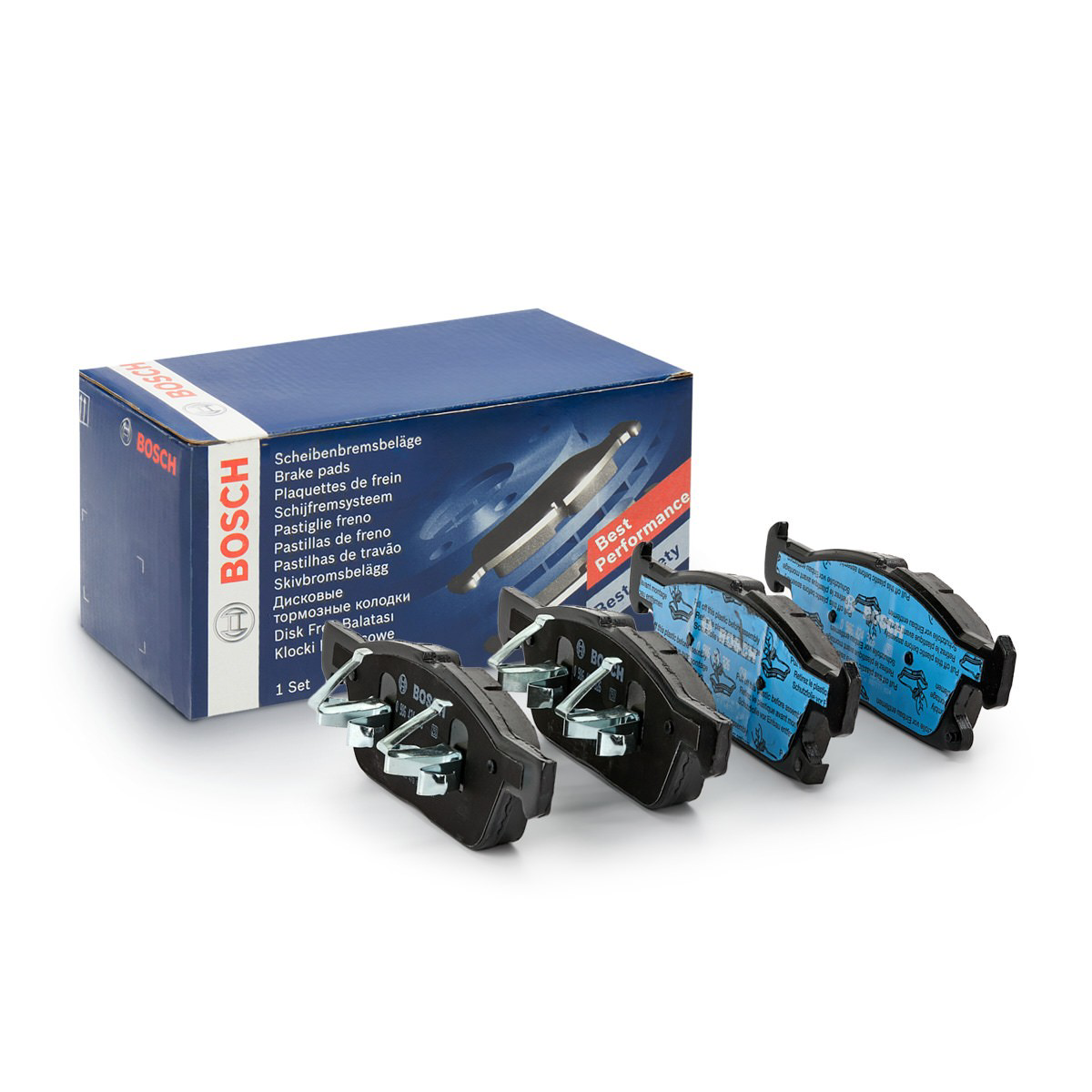 Compre 0986424326 Bosch Sapatas do freio dianteiras de disco